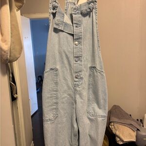 Light Blue Denim Overalls